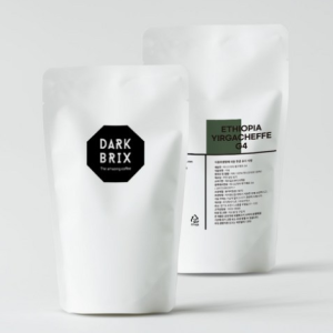 Dark Brix Ethiopia Yirgacheffe G4 Whole Bean Coffee, 1kg, Whole Bean (Unground), 1ea