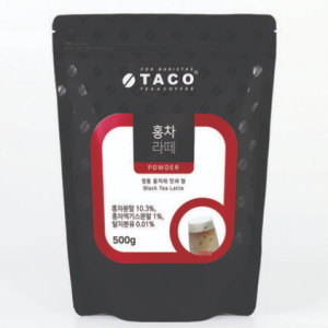 Taco Hongcha Latte Powder Pouch, 500g, 1 Pack, 1 Piece