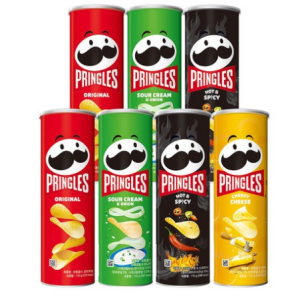 Pringles Cookie Set 7 pieces 4 types (Pringles Original 2 + Onion 2 + Spicy 2 + Cheese 1)