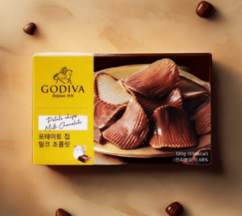 Godiva Chocolate Potato Chips, Godiva Chocolate Potato Chips, 120g, 1pc