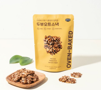 GUTFLEX GUTFLEX Tofu Oat Snack Tofu Crackers Office Protein Dietary Fiber Cookies Healthy Snack Homemade, 50g, 5pcs