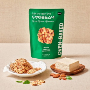 GUTFLEX Gutflex Almond Snack Tofu Cookies Almond Office Protein Dietary Fiber Cookies Healthy Snack Homemade, 50g, 3pcs