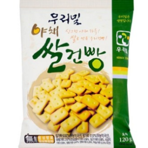 Our Wheat Vegetable Rice Bread Vegetable Flavor, 120g, 1 piece