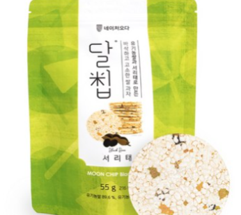 Organic Dalchip Frosted Puffed Snacks Low Calorie Snack, 55g, 24 Pieces