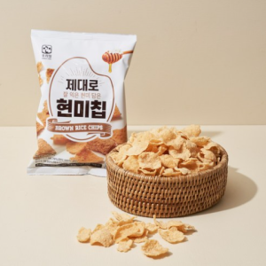 Brown rice chips containing properly ripened brown rice 80g, 80g, 1 piece