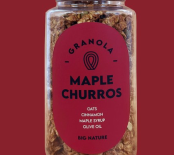 Big Nature Maple Churros Granola Bottle 320g + Refill 200g 1 set, 520g, 1 set