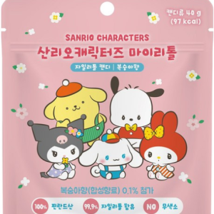 Sanrio Xylitol Mylitol Candy Peach Flavor 40g 1ea, 40g, 1ea