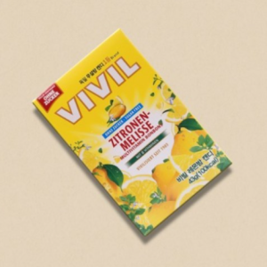 VIVIL Vivilcandy Lemon Balm 43g 1 Box German Sugar-Free Candy