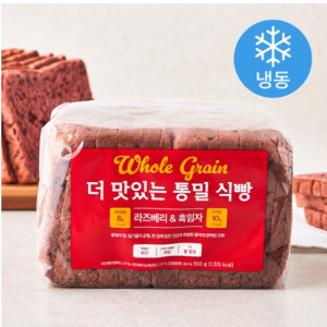 More delicious whole wheat bread raspberry black sesame (frozen), 550g, 1 piece