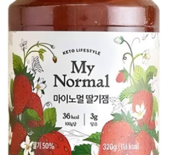 My Normal Low Calorie Strawberry Jam, 320g, 1 piece