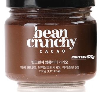 Bean Crunch Peanut Butter Cacao Crunch Jam, 200g, 1 piece