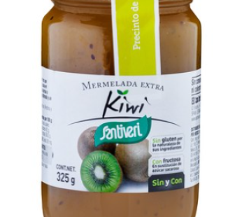 Sugar-free fructose jam SANTIVERI Kiwi marmalade Kiwi jam Kiwi 60%, 325g, 1 piece