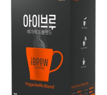 Ibru Yirgacheffe Blend Whole Bean Coffee Mix, 1g, 70ea, 1ea