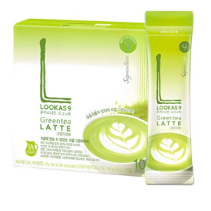 Lucas Nine Green Tea Latte Powder, 18.9g, 10ea, 1ea