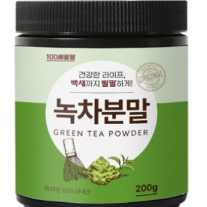 Baeksepalpal Green Tea Powder, 200g, 1 pack