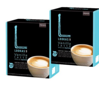 Nanyang Lucas Nine Vanilla Latte 60T (30Tx2), 15g, 30 pieces, 2 pieces