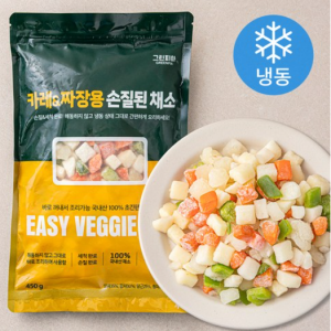 Greenpia Curry & Jjajang Vegetables (Frozen), 450g, 1pc