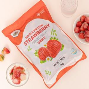 Ruby and domestic frozen strawberries, 1kg, 1 piece