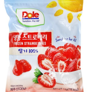 Dole Frozen Strawberries, 1kg, 1pc