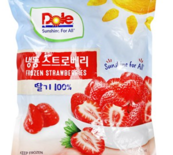 Dole Frozen Strawberries, 1kg, 1pc