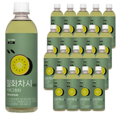 Ilhwachasi Zero Kiwi Green Tea, 500ml, 6ea