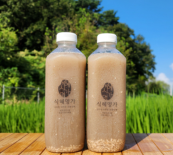 [Sikhye Myeongga] Traditional Handmade Sikhye Unrefined Organic Sugar, 1L, 2ea