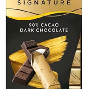 Godiva Signature 90% Cocoa Dark Chocolate Minibar