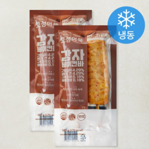 Hyosung Fish Cake Potato Bacon Bar (Frozen), 140g, 2 pieces