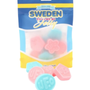 Korean-style Swedish jelly candy gummies SWEDEN domestic snack, 100g, 1 piece