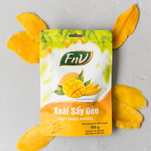 Sweet and Sour Vietnam FNV Sliced ​​Dried Mango Dried Mango, 100g, 1pc