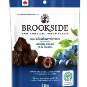 Brookside Dark Chocolate Acai Blueberry Flavor Canada Direct Delivery Premium Chocolate Chocolate Gift, 235g, 1 Piece