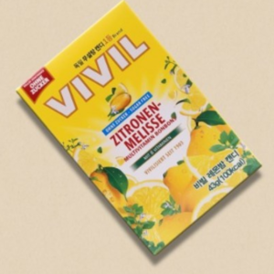 VIVIL Vivilcandy Lemon Balm 43g 1 Box German Sugar-Free Candy