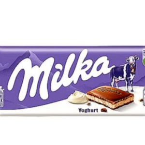 Milka 100% Alps Milk Chocolate Yogurt 100g 1pc