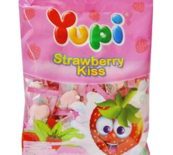 Yupi Gummy Candy Strawberry Kiss 110gr, 110g, 1pc