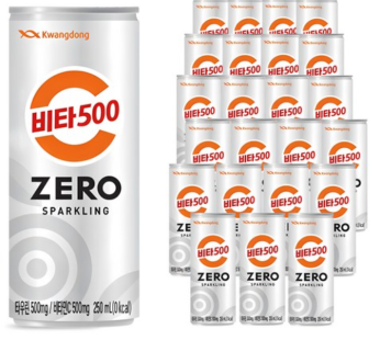 Vita500 Zero Sparkling, 250ml, 24ea