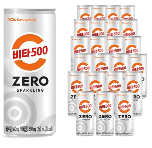 Vita500 Zero Sparkling, 250ml, 24ea