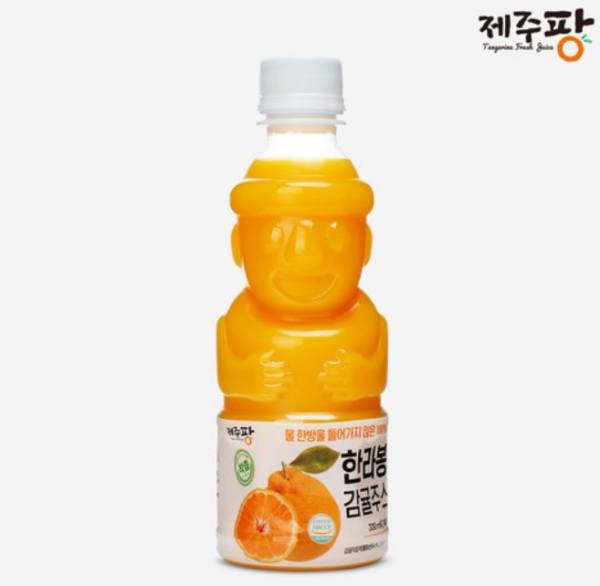 Jeju Pang Hallabong Tangerine Juice 100% Juice, 330ml, 1ea