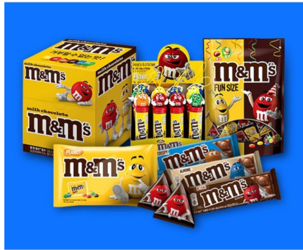 M&M's Milk Pick 'n' Mix Chocolate, 337.5g, 1 Piece