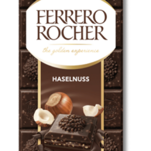 Ferrero Rocher Hazelnut Dark Chocolate, 90g, 1 piece