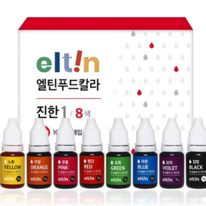 Eltin Food Color Dark 1 8 types, 80g, 1 piece