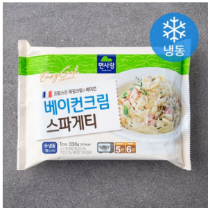 Myeonsarang Bacon Cream Spaghetti 1 serving (frozen), 330g, 1 piece