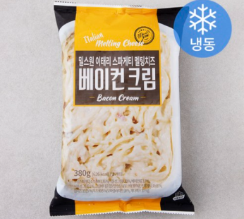 Mills One Italian Spaghetti Melting Cheese Bacon Cream (Frozen), 380g, 1 piece