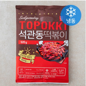 Seokgwandong Tteokbokki Original Flavor (Frozen), 520g, 1 piece