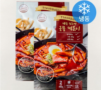 If you keep cooking, you can get the original tteokbokki soup (frozen), 480g, 2 packs