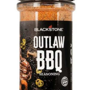 Blackstone 197616 Blackstone 4160 Outlaw BBQ Powder A delicious spice blend for beef, poultry, pork, chicken, and fried steaks. A versatile cooking grill with a sweet and citrusy flavor.