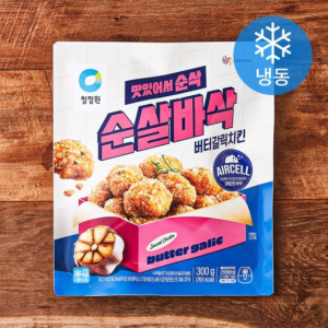 Cheongjeongwon Boneless Crispy Butter Garlic Chicken (Frozen), 300g, 1 piece