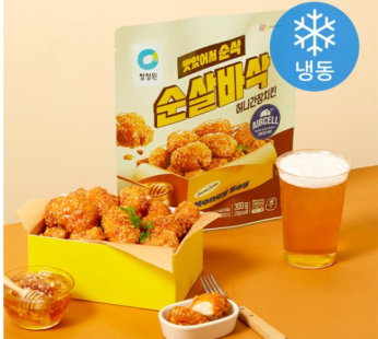 Cheongjeongwon Boneless Crispy Honey Soy Sauce Chicken (Frozen), 300g, 1 piece