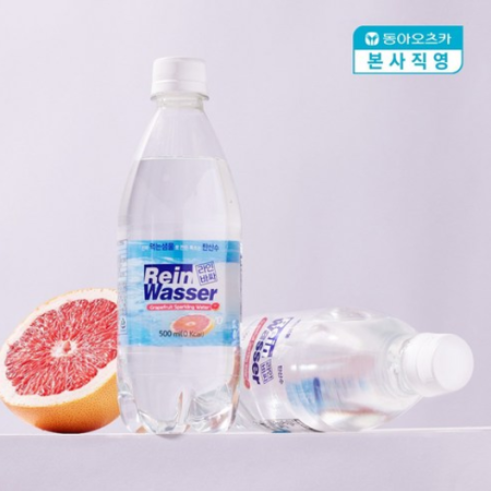 Dong-A Otsuka Linebassa Carbonated Water 500ml PET Grapefruit 1 Box, 500ml, 20ea