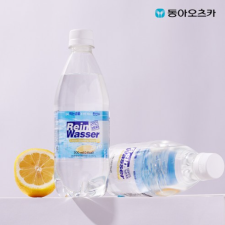 Linebassa Lemon Sparkling Water, 500ml, 40ea