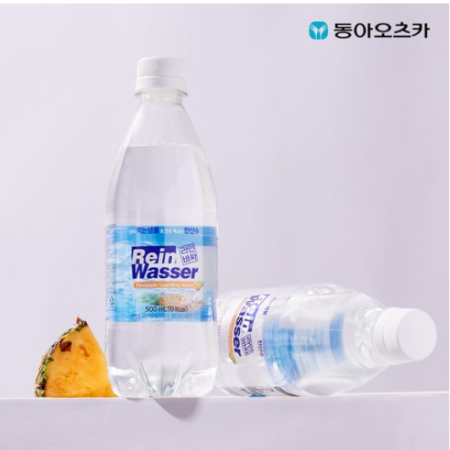 Linebassa Pineapple Sparkling Water, 500ml, 60ea